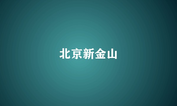 北京新金山