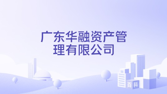 广东华融资产管理有限公司