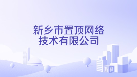 新乡市置顶网络技术有限公司