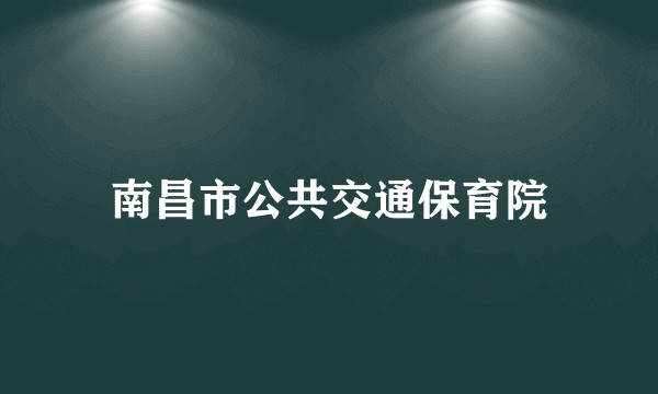 南昌市公共交通保育院