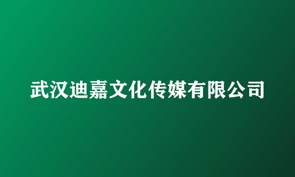 武汉迪嘉文化传媒有限公司
