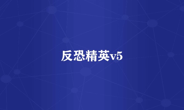 反恐精英v5