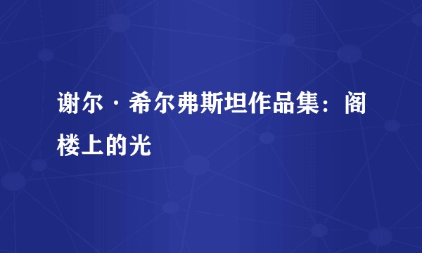谢尔·希尔弗斯坦作品集:阁楼上的光