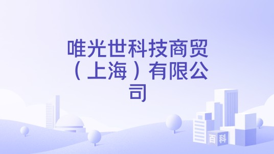唯光世科技商贸（上海）有限公司