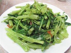 豆腐乳炒通菜