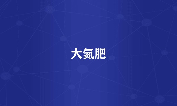 大氮肥