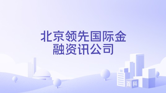 北京领先国际金融资讯公司