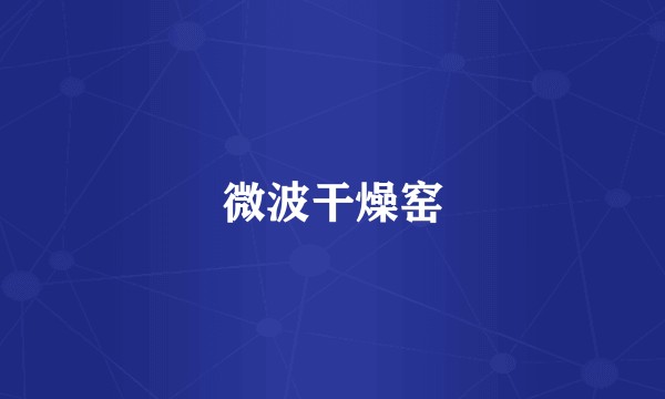 微波干燥窑