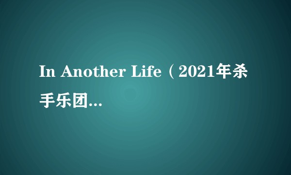 In Another Life（2021年杀手乐团演唱的歌曲）