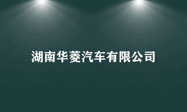 湖南华菱汽车有限公司
