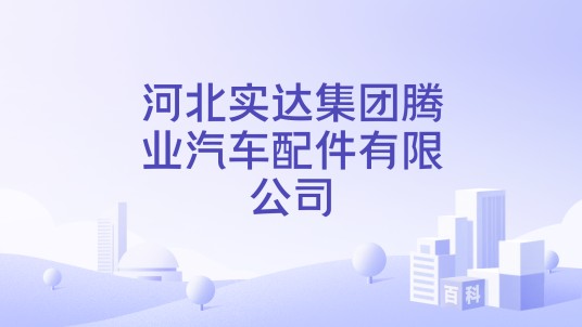 河北实达集团腾业汽车配件有限公司