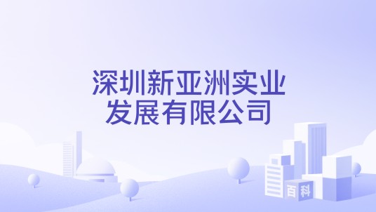 深圳新亚洲实业发展有限公司