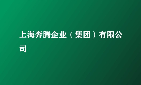 上海奔腾企业（集团）有限公司