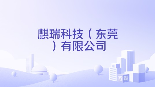 麒瑞科技（东莞）有限公司