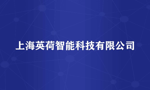 上海英荷智能科技有限公司