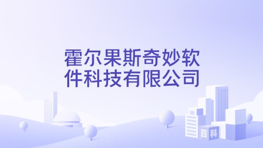 霍尔果斯奇妙软件科技有限公司