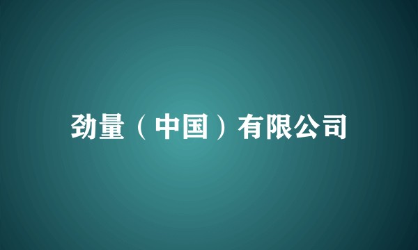 劲量(中国)有限公司