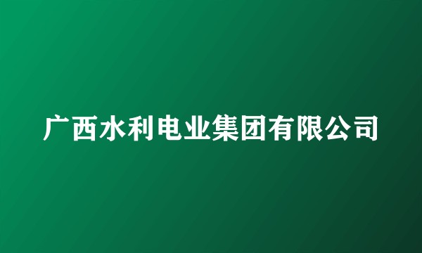 广西水利电业集团有限公司