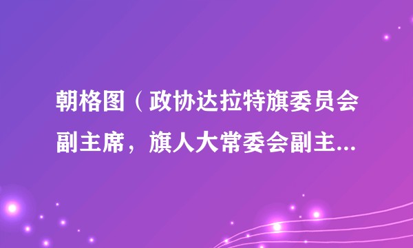 朝格图(政协达拉特旗委员会副主席,旗人大常委会副主任提名人选)