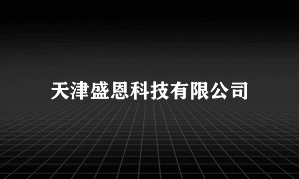 天津盛恩科技有限公司