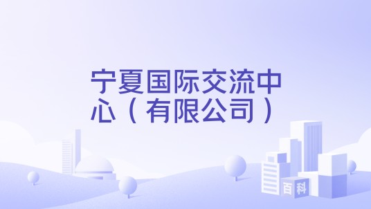 宁夏国际交流中心（有限公司）