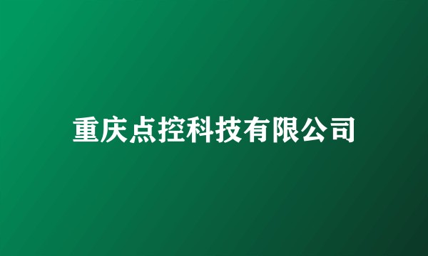 重庆点控科技有限公司