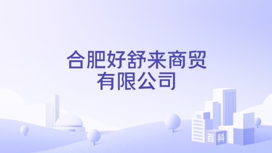 合肥好舒来商贸有限公司