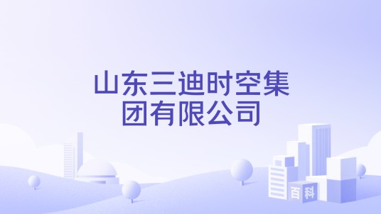 山东三迪时空集团有限公司