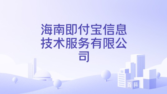 海南即付宝信息技术服务有限公司