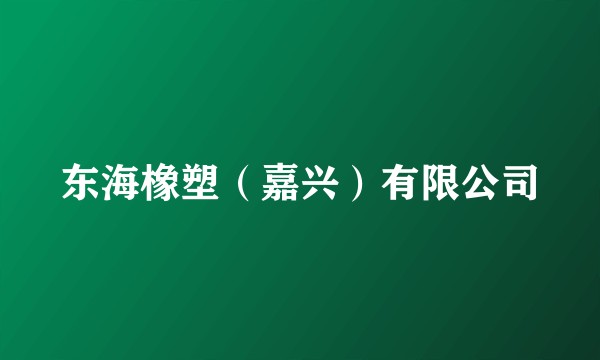 东海橡塑（嘉兴）有限公司
