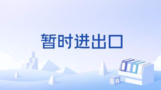 暂时进出口