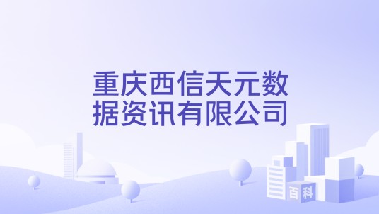 重庆西信天元数据资讯有限公司