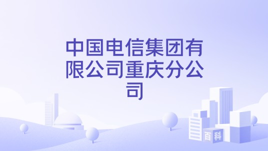中国电信集团有限公司重庆分公司