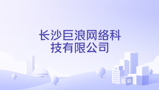 长沙巨浪网络科技有限公司