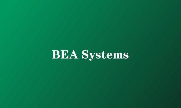 BEA Systems
