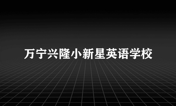 万宁兴隆小新星英语学校