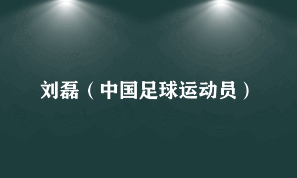 刘磊（中国足球运动员）