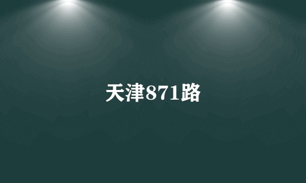 天津871路
