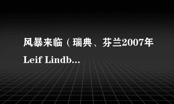 风暴来临（瑞典、芬兰2007年Leif Lindblom执导的电影）