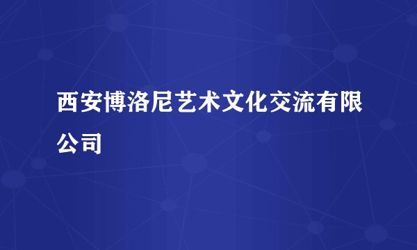 西安博洛尼艺术文化交流有限公司