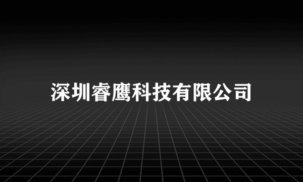 深圳睿鹰科技有限公司