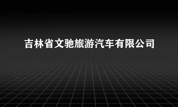 吉林省文驰旅游汽车有限公司
