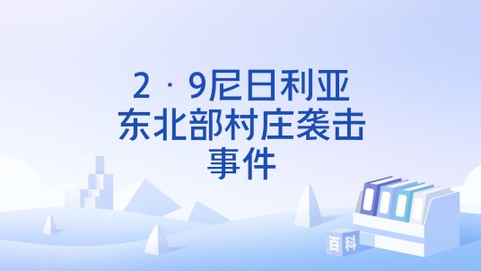 2·9尼日利亚东北部村庄袭击事件