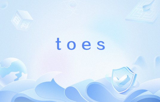 toes（英语单词）