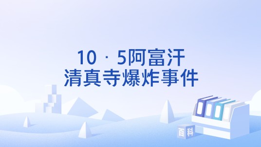 10·5阿富汗清真寺爆炸事件