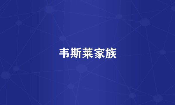 韦斯莱家族