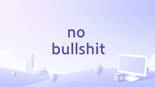 no bullshit
