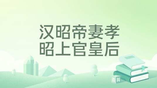 汉昭帝妻孝昭上官皇后