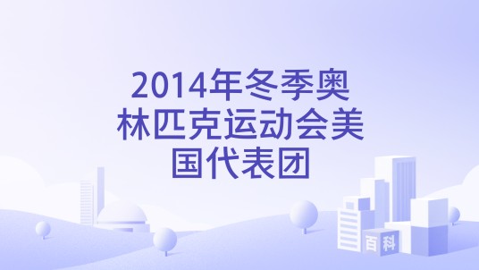 2014年冬季奥林匹克运动会美国代表团