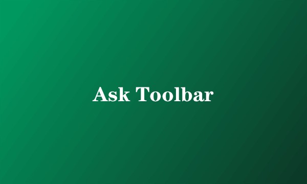 Ask Toolbar